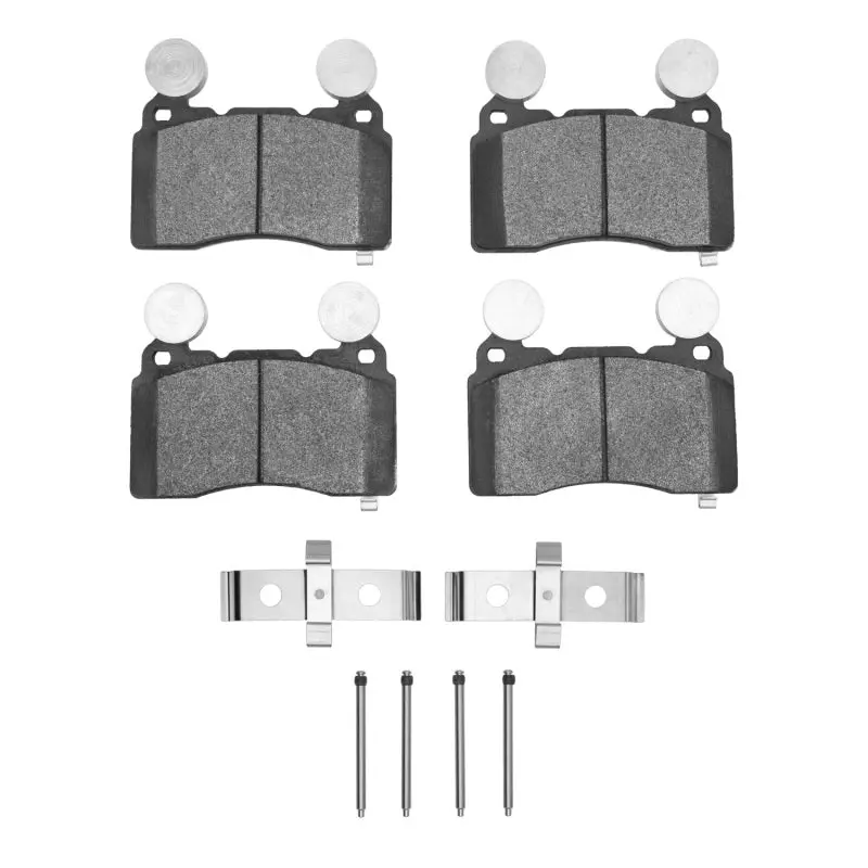 R1 10-15 Chevrolet Camaro Front Semi Met Pads & Hardware Kit 1
