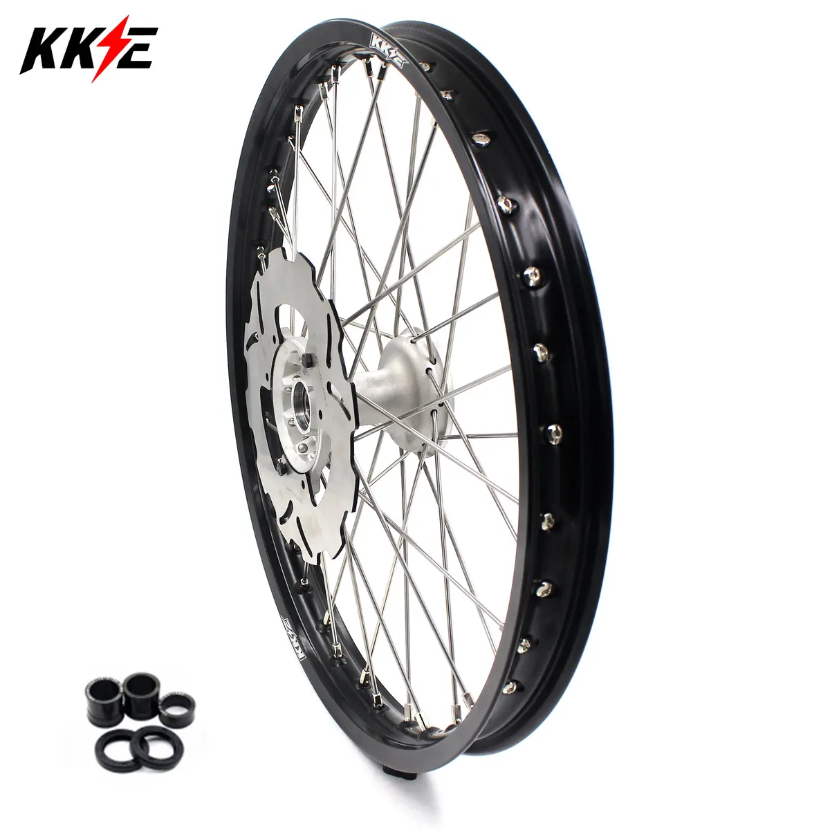 Kke 21" Cast Hub Billet Rim Wheel Fit Honda Xr400r 1996-2004 Disc 1