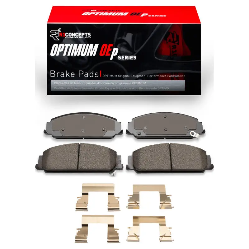R1 08-09 Pontiac G8 Front Optimum Oe Pads & Hardware Kit 1