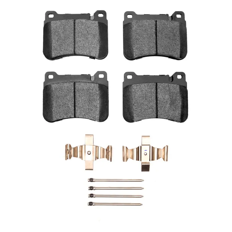 R1 05-11 Mercedes-Benz Slk350 Front Semi Met Pads & Hardware Kit 1