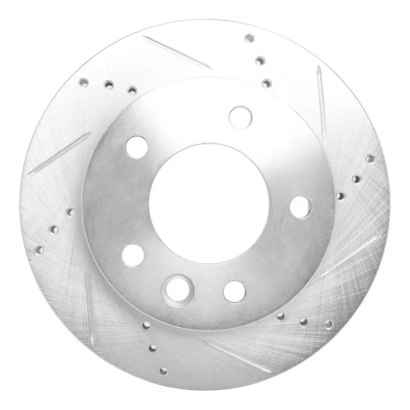R1 02-06 Dodge Sprinter 2500 Front Right Drilled & Slotted Silver Brake Rotor 1