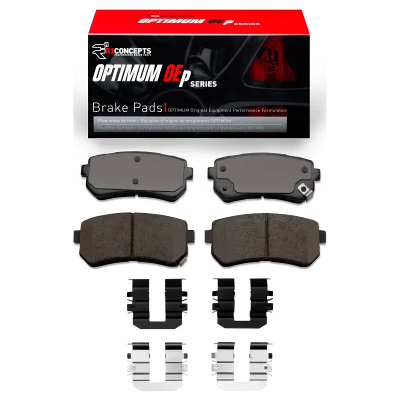 R1 2006-2019 Dodge Attitude (Mexico) Rear R1 Optimum Oe Pads & Hardware Kit 1