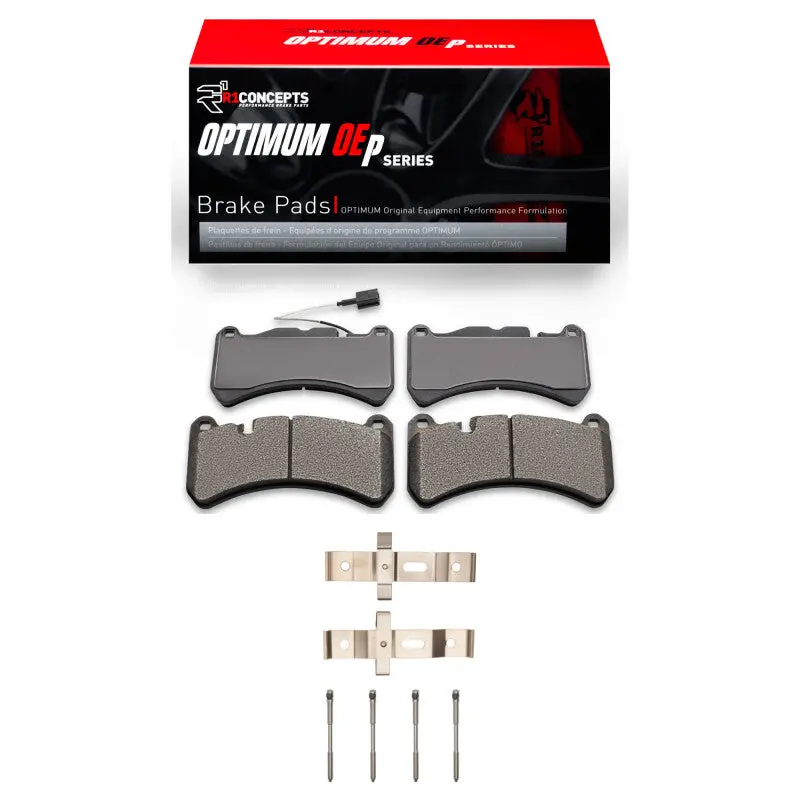 R1 2014-2024 Maserati Quattroporte Front R1 Optimum Oe Pads & Hardware Kit 1