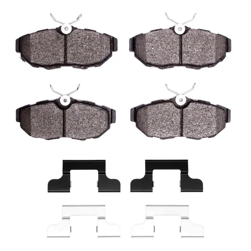 R1 05-14 Ford Mustang Rear Euro Ceramic Brake Pads And Hardware Kit 1