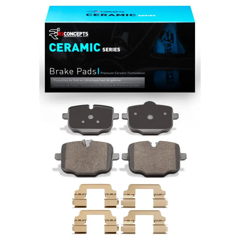 R1 2016-2025 Bmw X6 Rear R1 Ceramic Pads & Hardware Kit 1