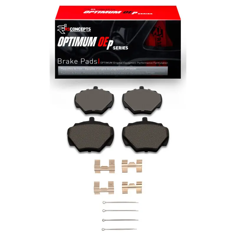 R1 74-16 Land Rover Discovery Rear Optimum Oe Pads & Hardware Kit 1