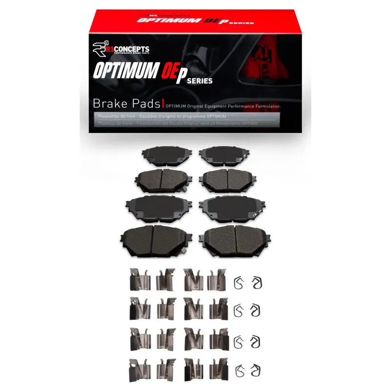 R1 12-20 Freightliner Fl360 (Mexico) Front/Rear Optimum Oe Pads & Hardware Kit 1