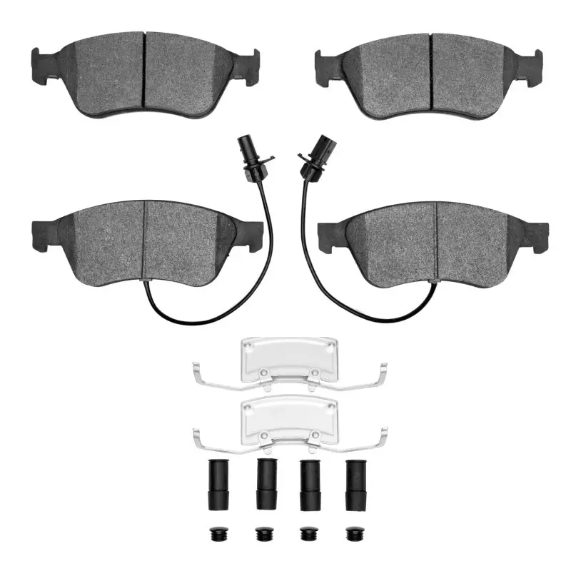 R1 04-11 Audi A8 Front Semi Met Pads & Hardware Kit 1