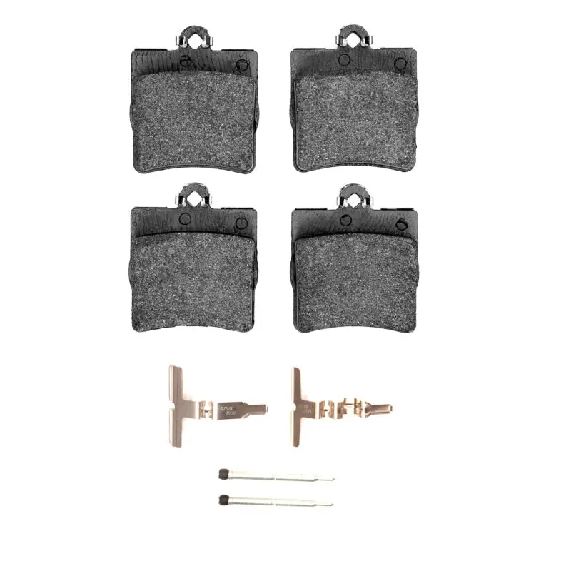 R1 96-15 Chrysler Crossfire Rear Semi Met Pads & Hardware Kit 1