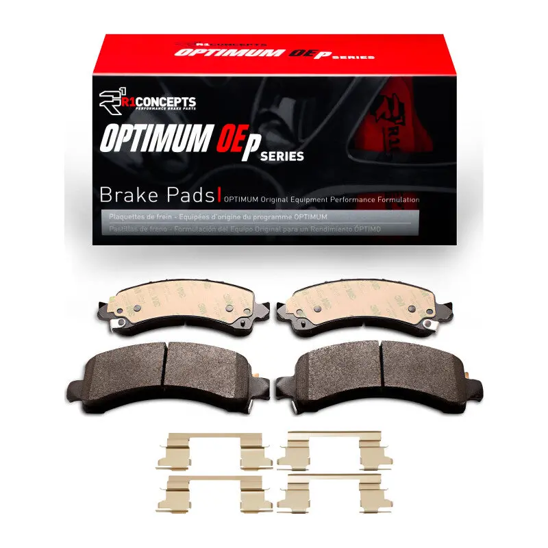 R1 18-20 Chevrolet Express 3500 Rear Optimum Oe Pads & Hardware Kit 1