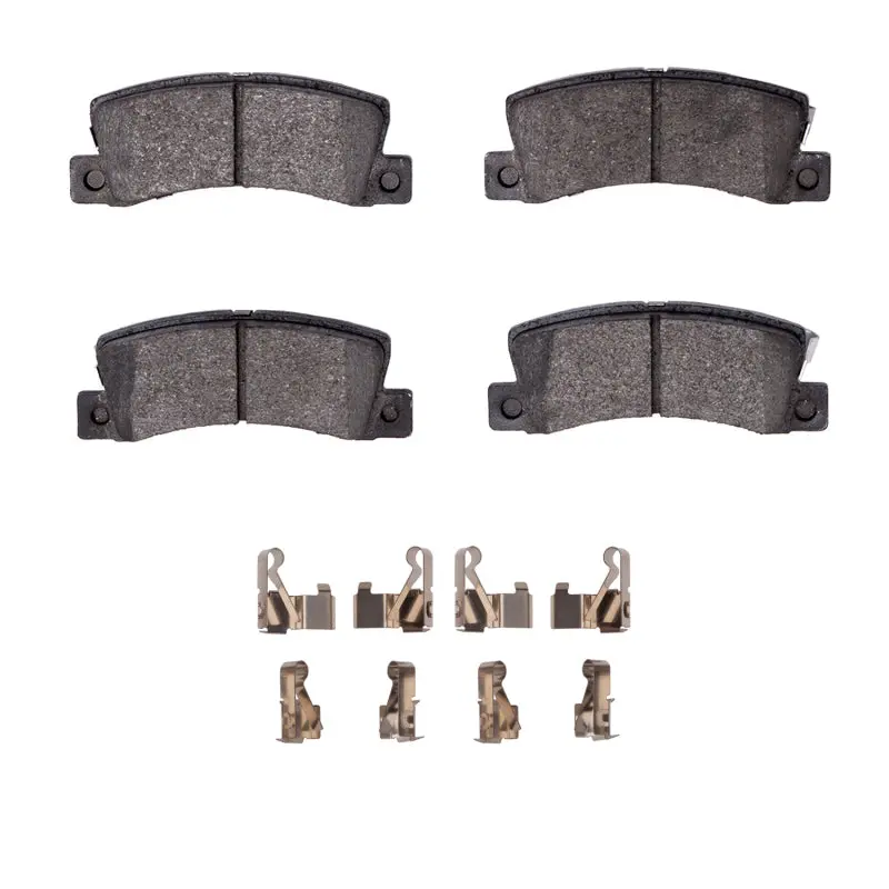 R1 90-03 Lexus Es300 Rear Semi Met Pads & Hardware Kit 1