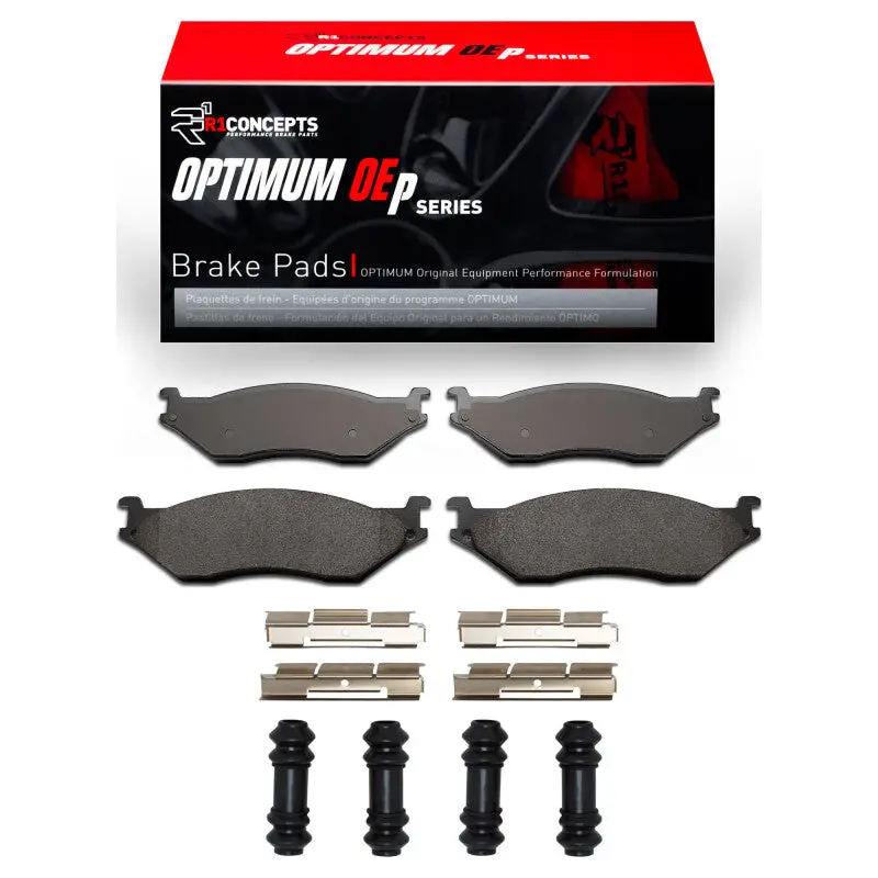 R1 99-10 Coachmen Mirada Front/Rear Optimum Oe Pads & Hardware Kit 1