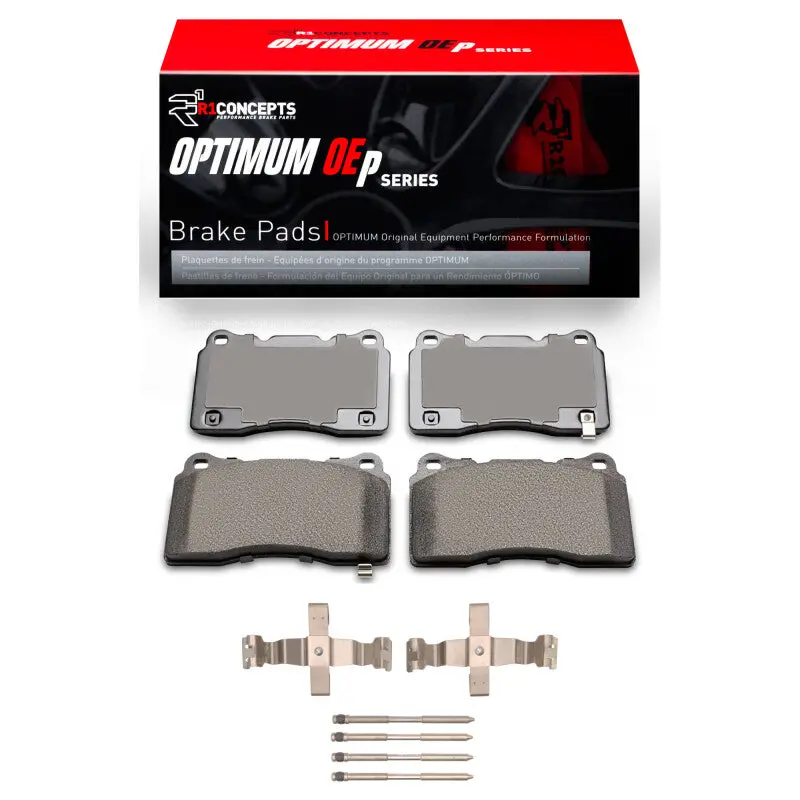 R1 2017-2025 Honda Civic Hatchback Front R1 Optimum Oe Pads & Hardware Kit 1
