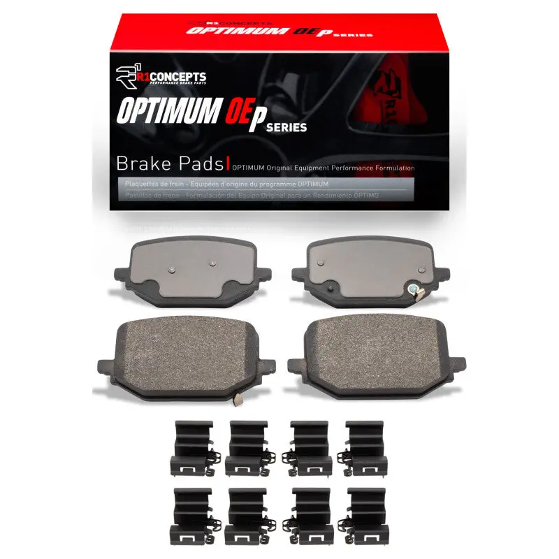 R1 2020-2025 Ford Explorer Rear R1 Optimum Oe Pads & Hardware Kit 1