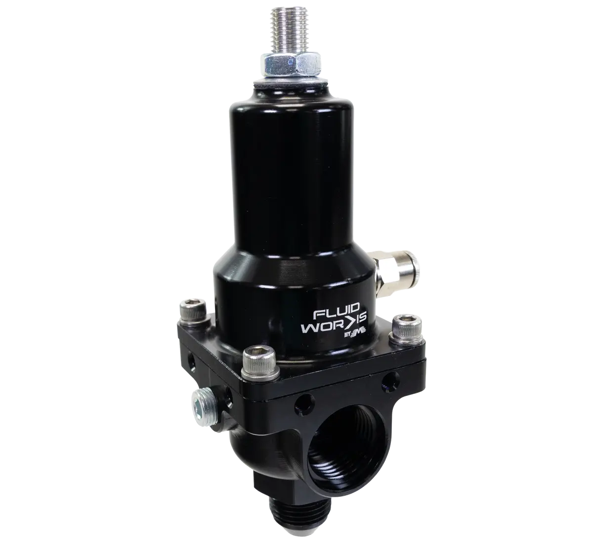 Fluidworks 7-20 Gpm Fuel Pressure Regulator 180 Degree 1