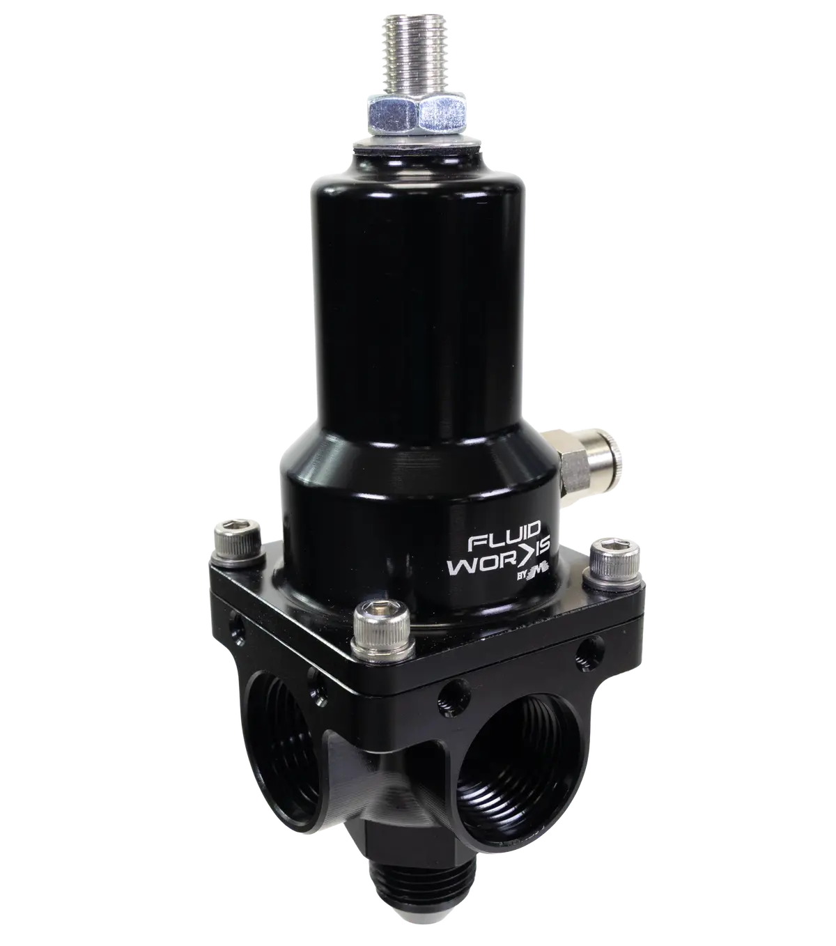 Fluidworks 7-20 Gpm Fuel Pressure Regulator 90 Degree 1