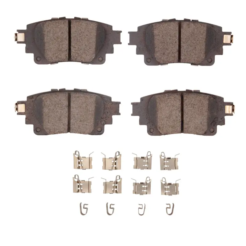 R1 2019-2022 Toyota Corolla (Mexico) Rear R1 Ceramic Pads & Hardware Kit 1