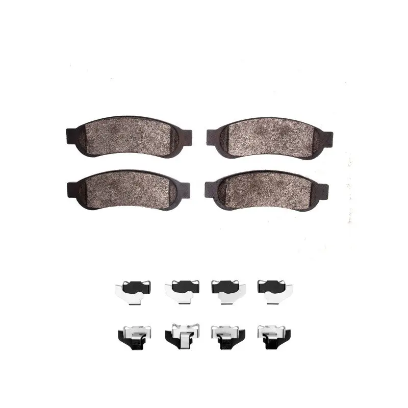 R1 10-12 Ford F-250 4Wd (Super Duty) Rear Ceramic Pads & Hardware Kit 1