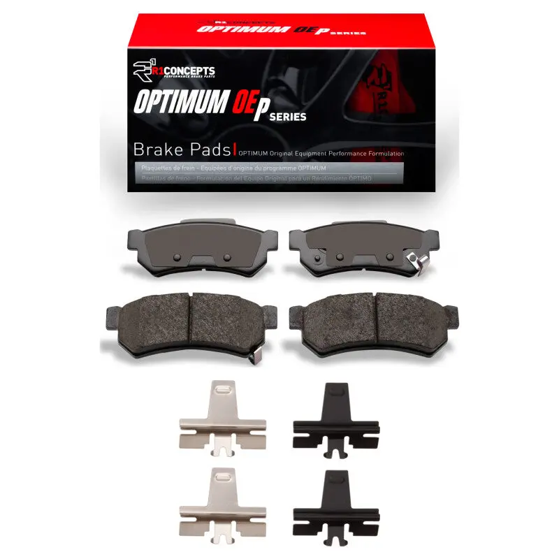 R1 07-16 Chevrolet Optra (Mexico) Rear Optimum Oe Pads & Hardware Kit 1