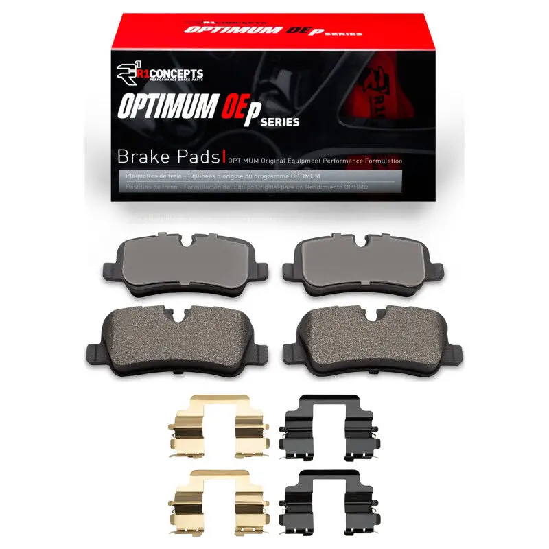 R1 2010-2013 Land Rover Range Rover Sport Rear R1 Optimum Oe Pads & Hardware Kit 1