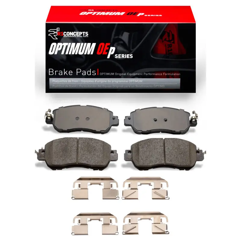 R1 2017-2025 Nissan Versa Front R1 Optimum Oe Pads & Hardware Kit 1