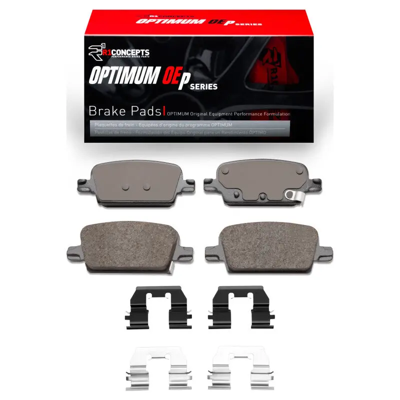 R1 16-21 Chevrolet Malibu Rear Optimum Oe Pads & Hardware Kit 1