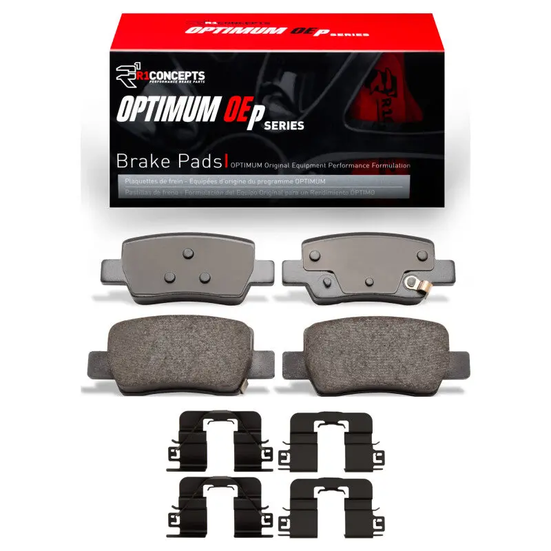 R1 2021-2025 Hyundai Elantra Rear R1 Optimum Oe Pads & Hardware Kit 1