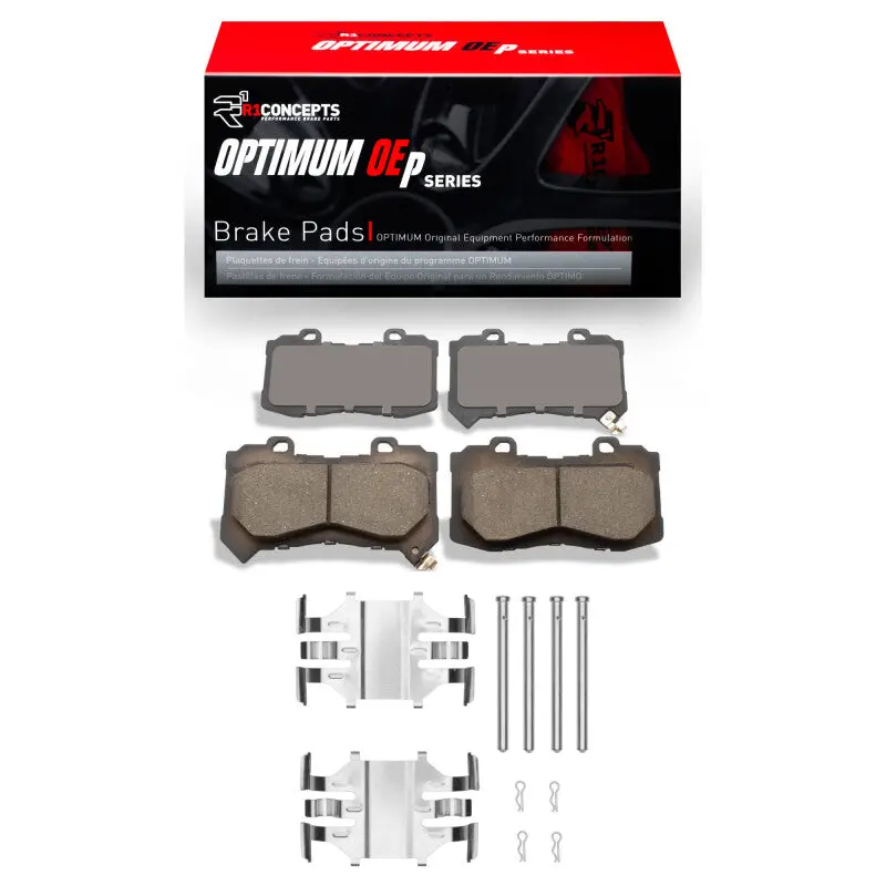 R1 2015-2020 Chevrolet Colorado Front R1 Optimum Oe Pads & Hardware Kit 1