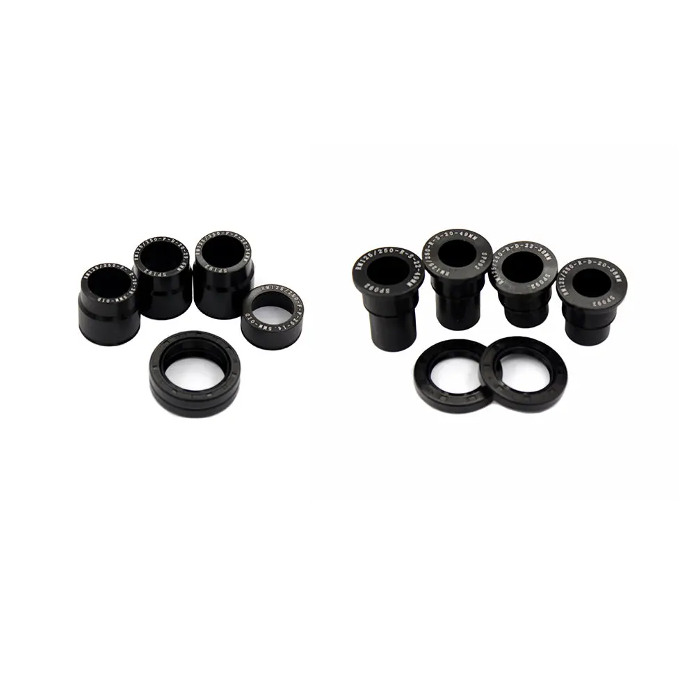 Kke Replacement Front & Rear Black Spacers For Suzuki Rm125 Rm250 1