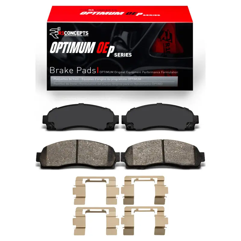 R1 02-12 Chevrolet Equinox Front Optimum Oe Pads & Hardware Kit 1