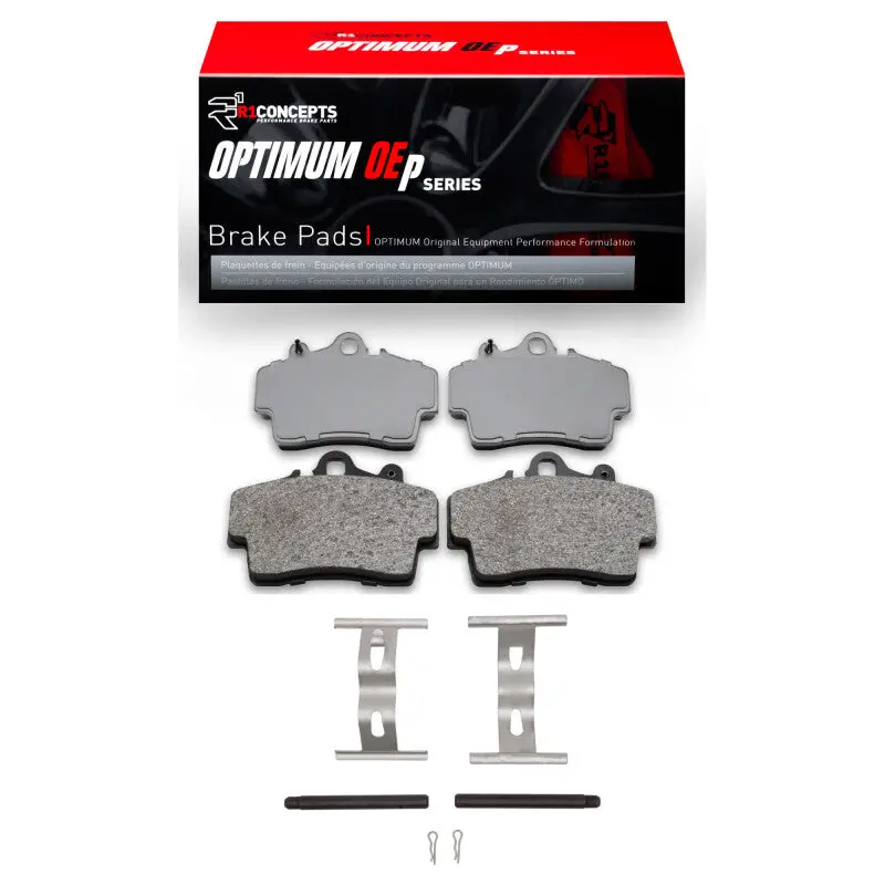 R1 1997-2008 Porsche Boxster Front R1 Optimum Oe Pads & Hardware Kit 1