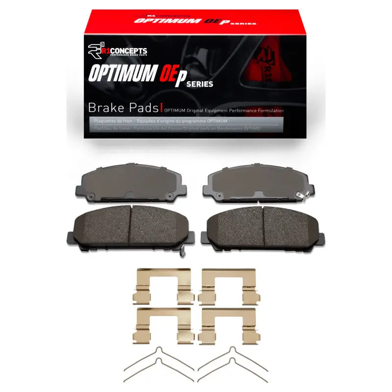 R1 2005-2024 Infiniti Qx56 Front R1 Optimum Oe Pads & Hardware Kit 1