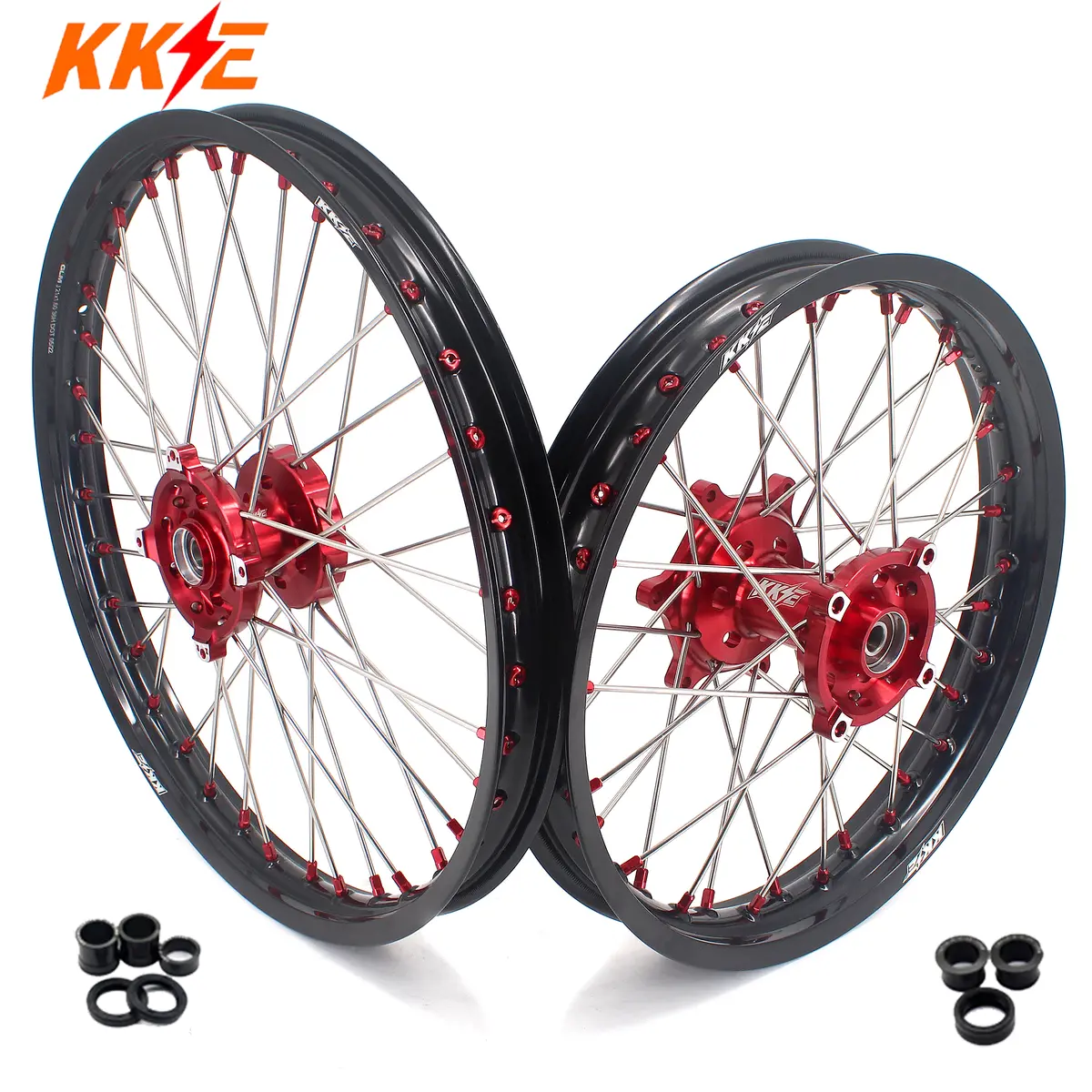 Kke 21×1.6/18×2.15 Enduro For Honda Xr250r Xr250 Baja Crf230l Dirtbike Off Road Wheel 1