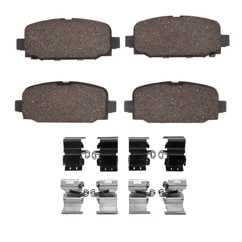 R1 2017-2025 Jeep Compass Rear R1 Ceramic Pads & Hardware Kit 1