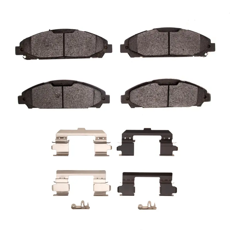 R1 15-23 Ford Mustang (W/O Performance Package) Front Ceramic Brake Pads & Hardware Kit 1