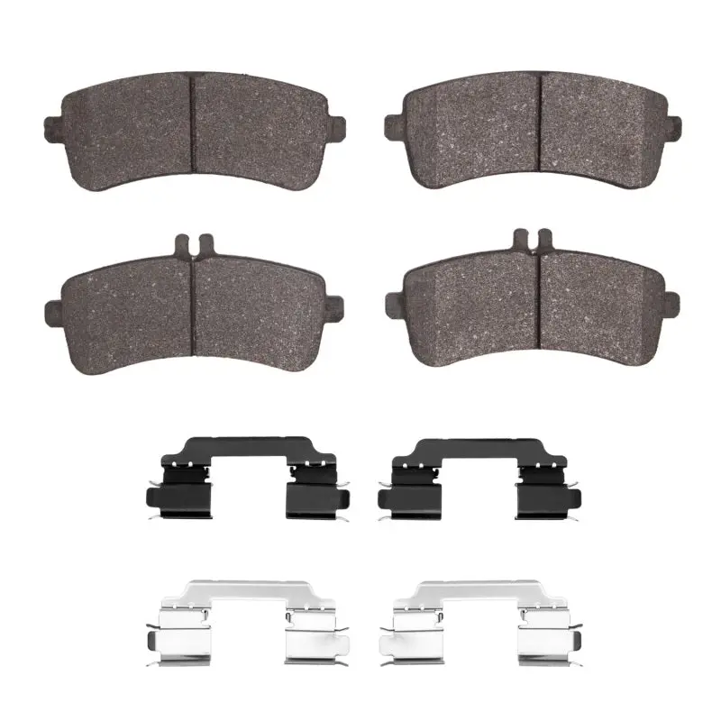 R1 2014-2024 Mercedes-Benz Amg Gt 63 S Rear R1 Semi Met Pads & Hardware Kit 1