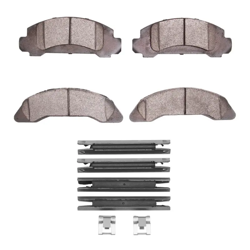 R1 86-87 Ford Aerostar Front Semi Met Pads & Hardware Kit 1