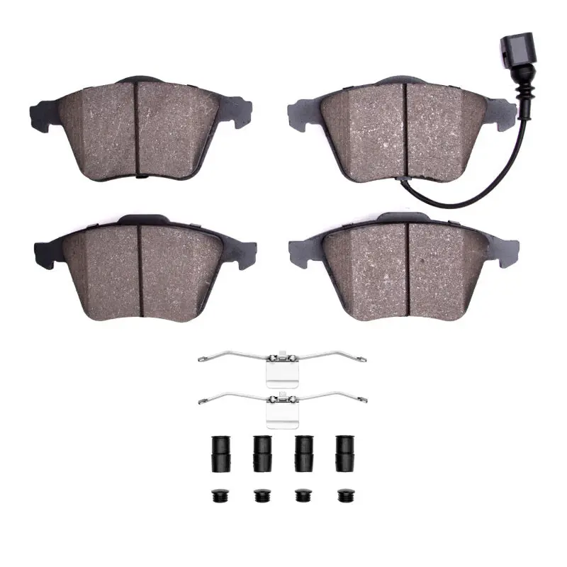 R1 06-11 Volkswagen Cc Front Semi Met Pads & Hardware Kit 1