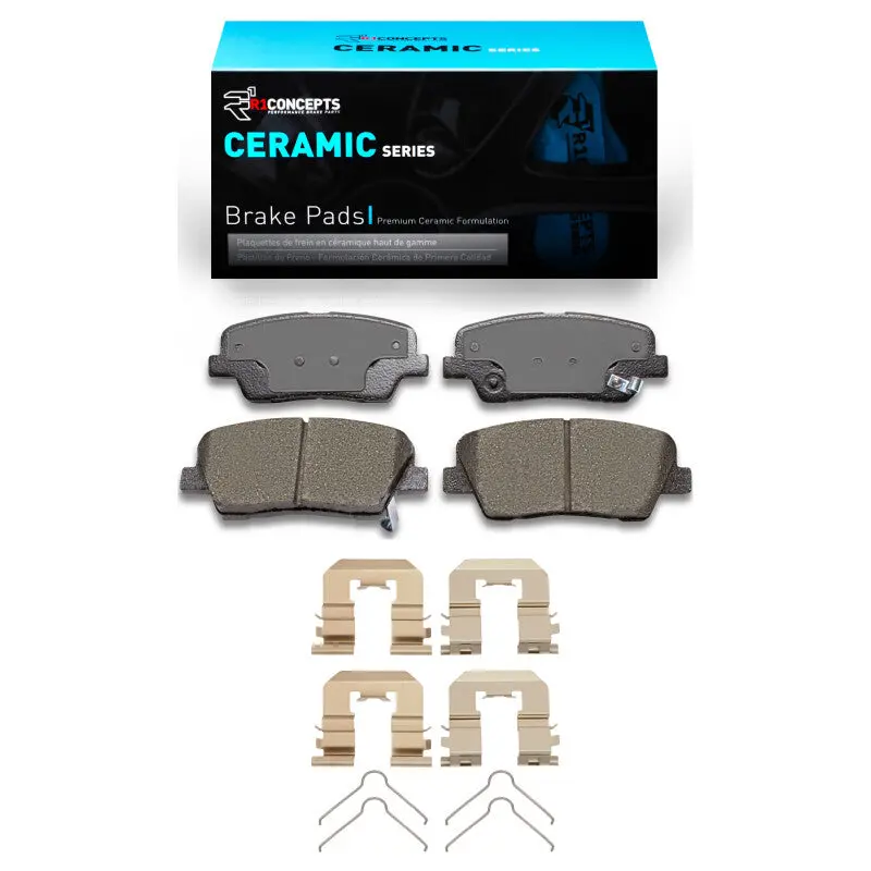 R1 2010-2019 Hyundai Santa Fe Xl Rear R1 Ceramic Pads & Hardware Kit 1