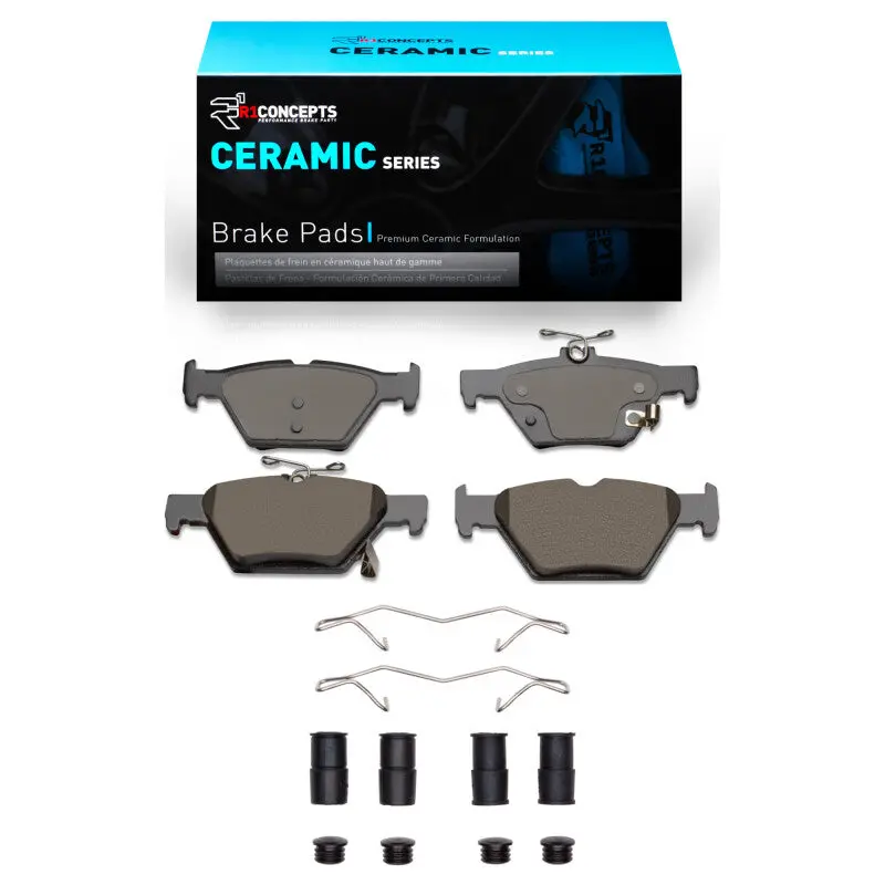 R1 2015-2025 Subaru Impreza Rear R1 Ceramic Pads & Hardware Kit 1