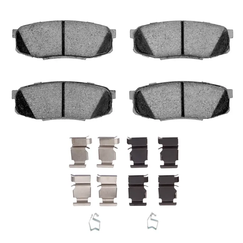 R1 07-22 Lexus Lx570 Rear Semi Met Pads & Hardware Kit 1