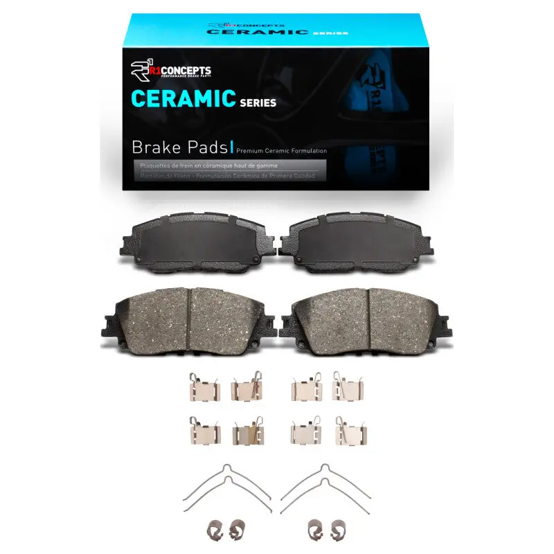 R1 2018-2025 Lexus Es250 Front R1 Ceramic Pads & Hardware Kit 1