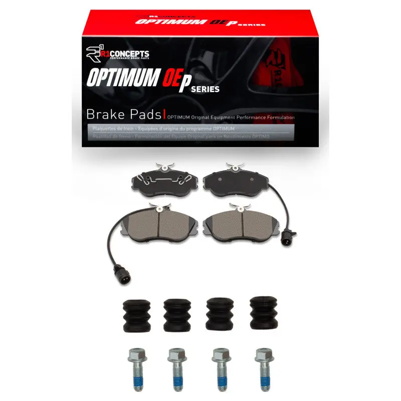 R1 90-97 Audi V8 Quattro Front Optimum Oe Pads & Hardware Kit 1