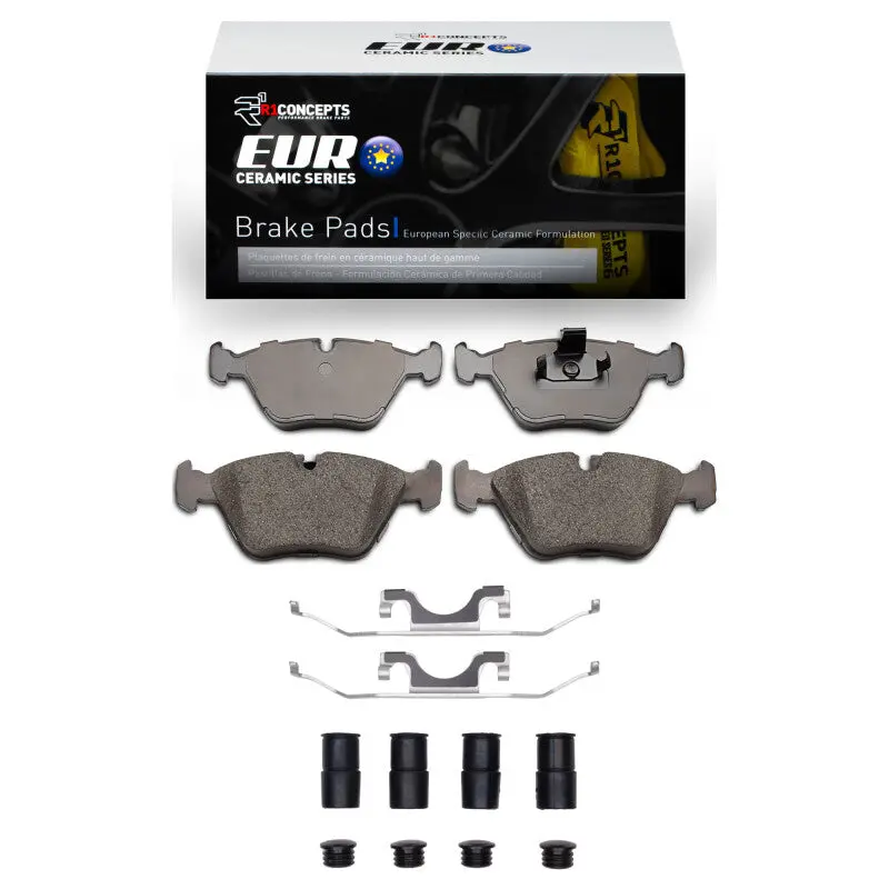 R1 96-03 Bmw 525I (Usa/Canada) Front Euro Ceramic Pads & Hardware Kit 1