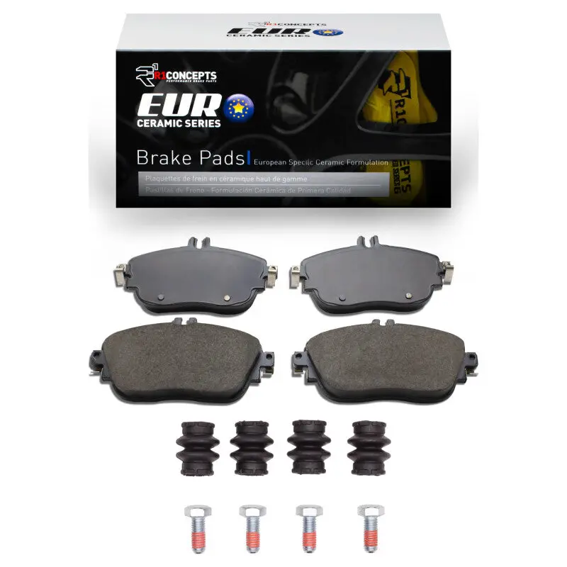 R1 2012-2020 Infiniti Qx30 Front R1 Euro Ceramic Pads & Hardware Kit 1
