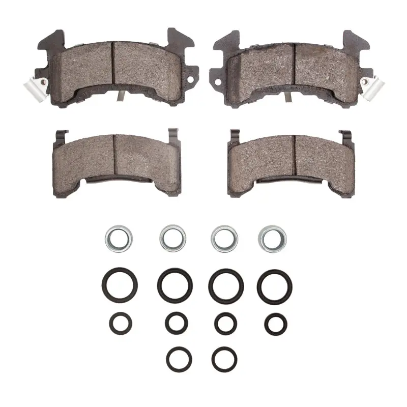 R1 78-85 Buick Riviera Rear Semi Met Pads & Hardware Kit 1