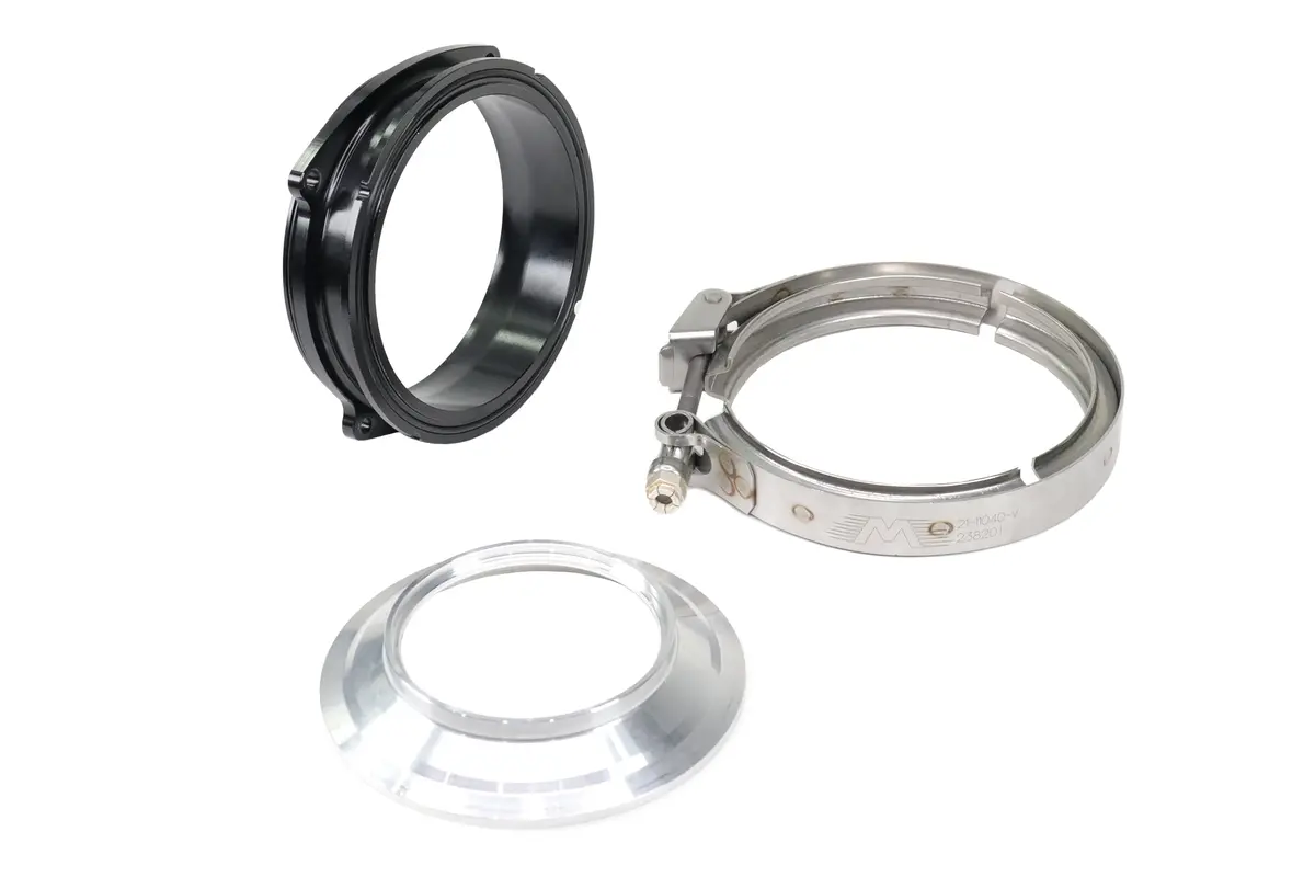 3" V-Band W/ Quick Release Clamp / Weld Flange For Icon 92Mm Throttle Body 1