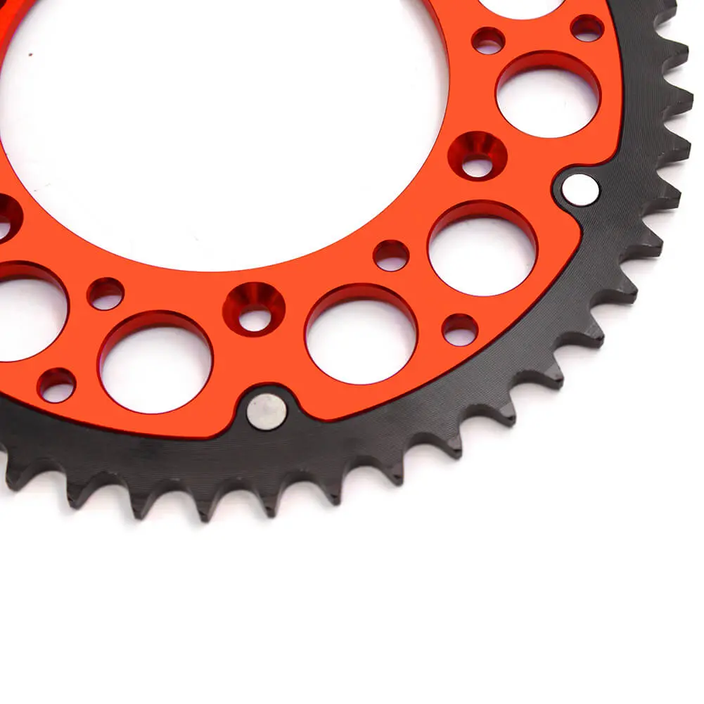 Kke 44T/48T/49T/50T/51T/52T Orange Sprocket For Ktm 125-530Cc 2003-2024 3