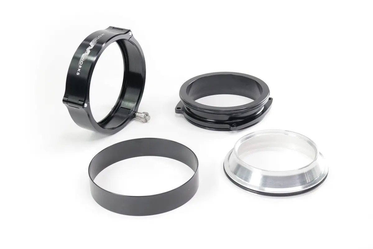 Quick Seal 3.5" Connector W/ Clamp For Icon 92Mm Throttle Body 1