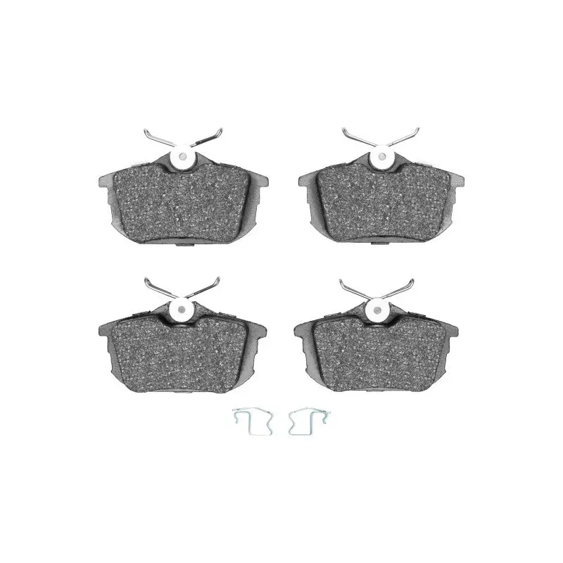 R1 00-07 Volvo S40 Rear Euro Ceramic Brake Pads And Hardware Kit 1
